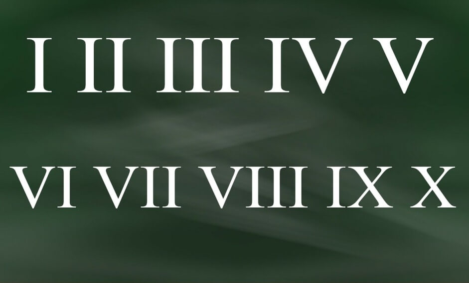 Roman numerals