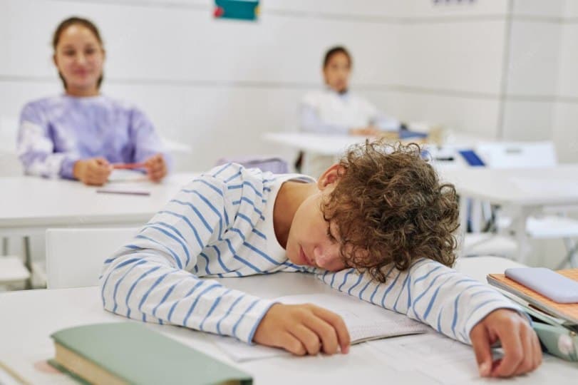 Students Sleeping in Class